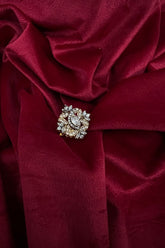 Hemohandicrafts- Crystal Square Gold - Crystal